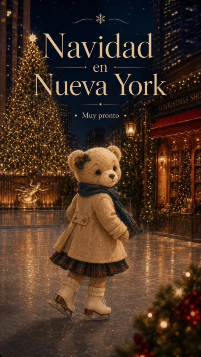 ✨ Este año la Navidad nos lleva a Nueva York… y estamos preparando algo muy especial para convertir su ilusión en recuerdos para siempre. 🎄⛸️